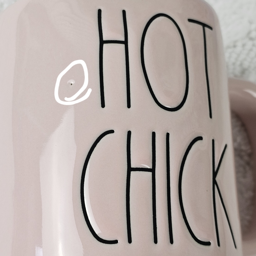 NWOT Rae Dunn Hot Chick Pink Mug - Picture 5 of 7